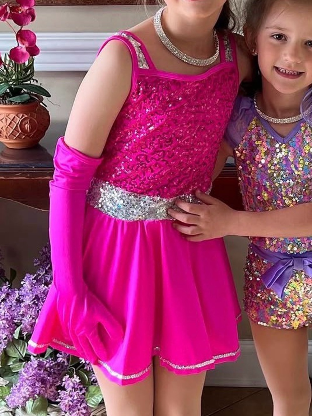 Weissman Hot Pink Dance Costume